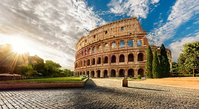 Walk through history in Rome&#039;s ancient streets and iconic landmarks.